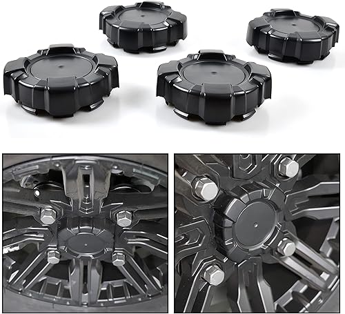 Miniatura 5 de SAUTVS Tapas de cubo de rueda para Polaris General 1000, cubierta central de llanta negra, para accesorios Polaris General 10004 2016-2021 (4