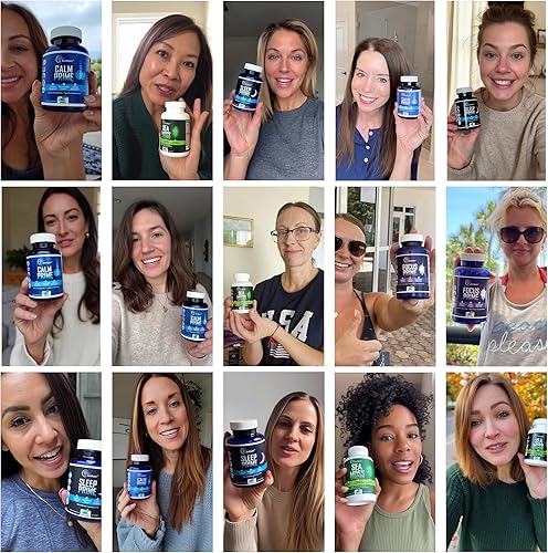 Miniatura 7 de Calm Prime Suplemento para aliviar el estrés sin somnolencia | Suplemento de apoyo del estado de ánimo | Mejora del estado de ánimo | Suplementos