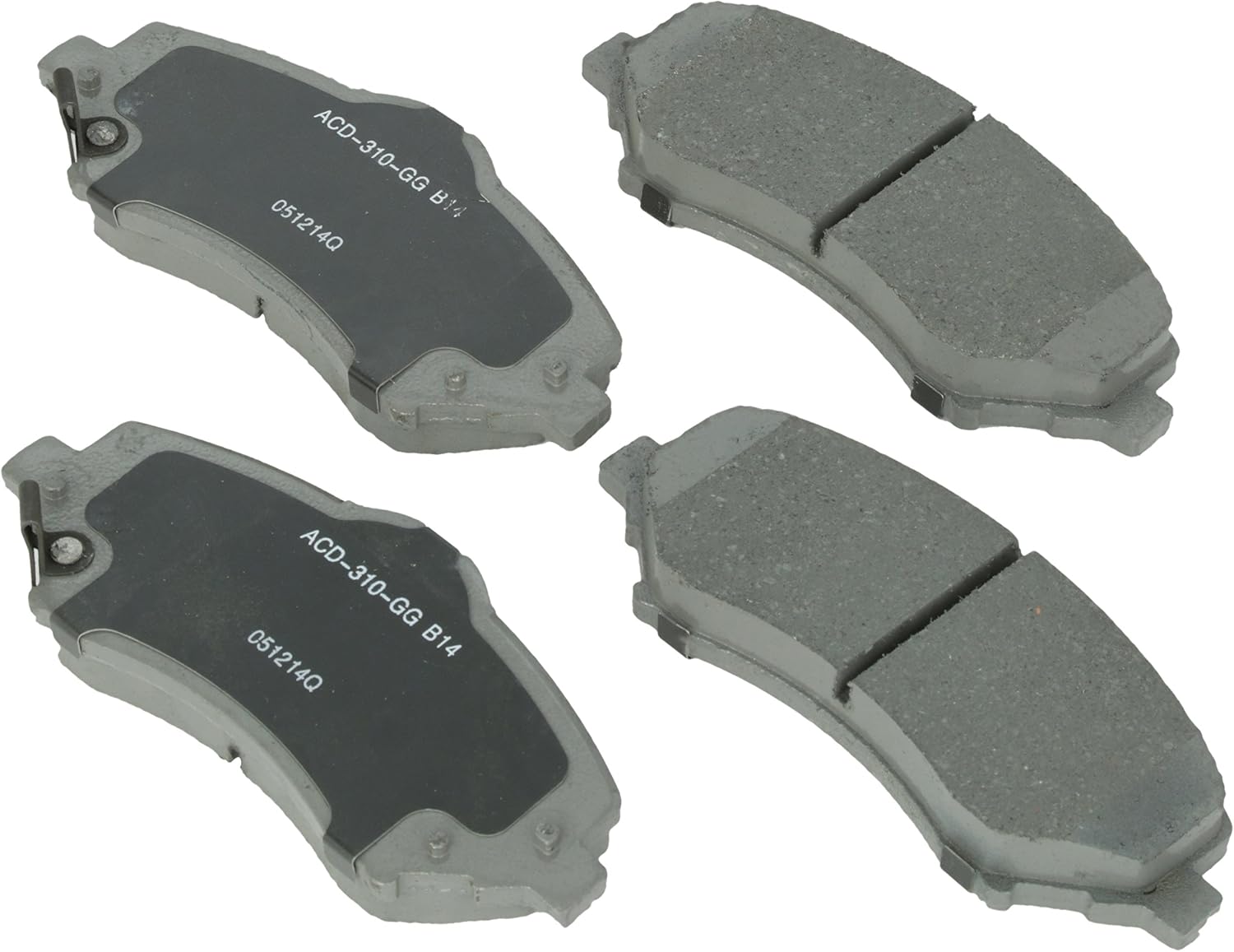 ACDelco Silver 14D1273ACH (19305654) Ceramic Front Disc Brake Pad Set