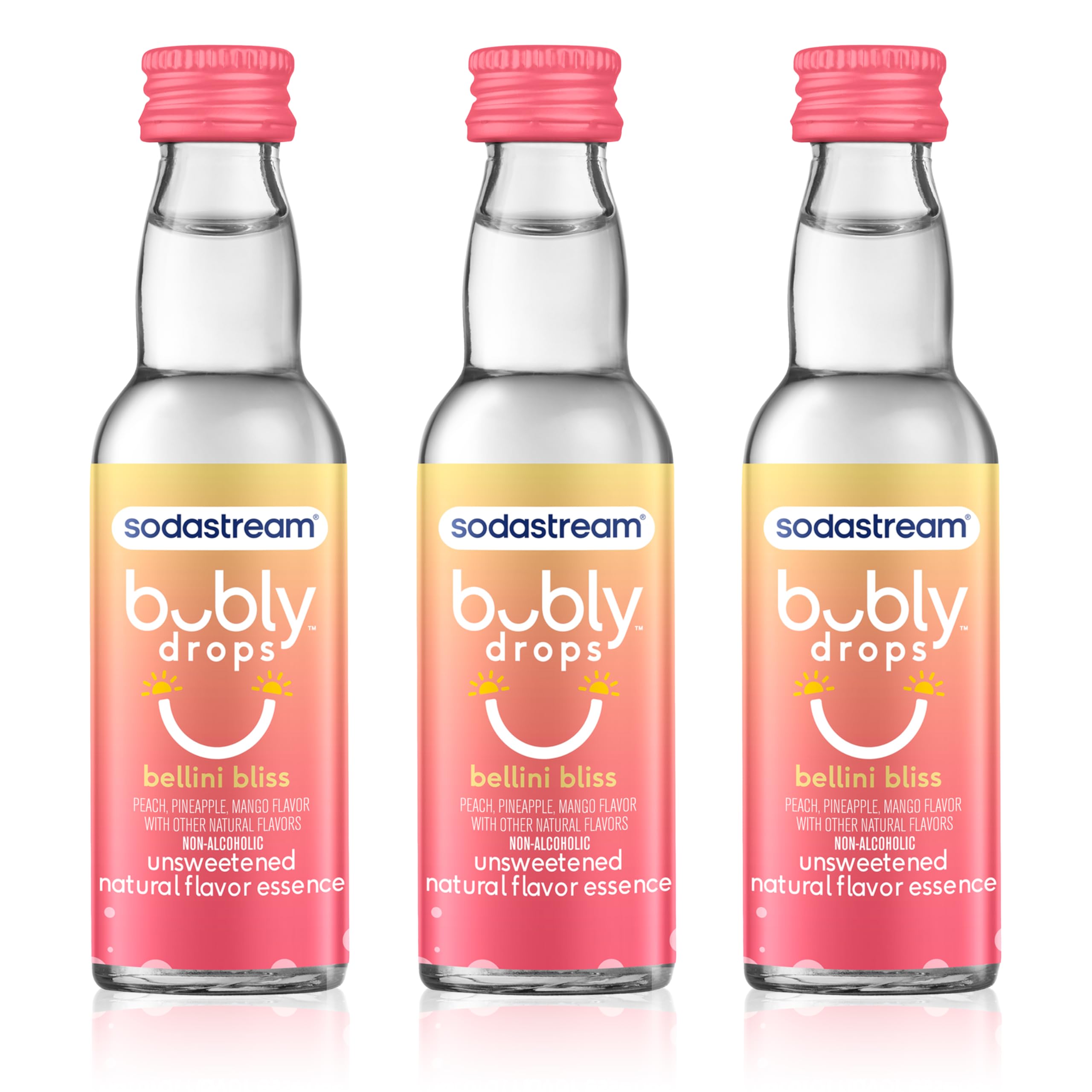 SodaStream bubly Drops, Bellini Bliss, 1.36oz (Pack of 3)