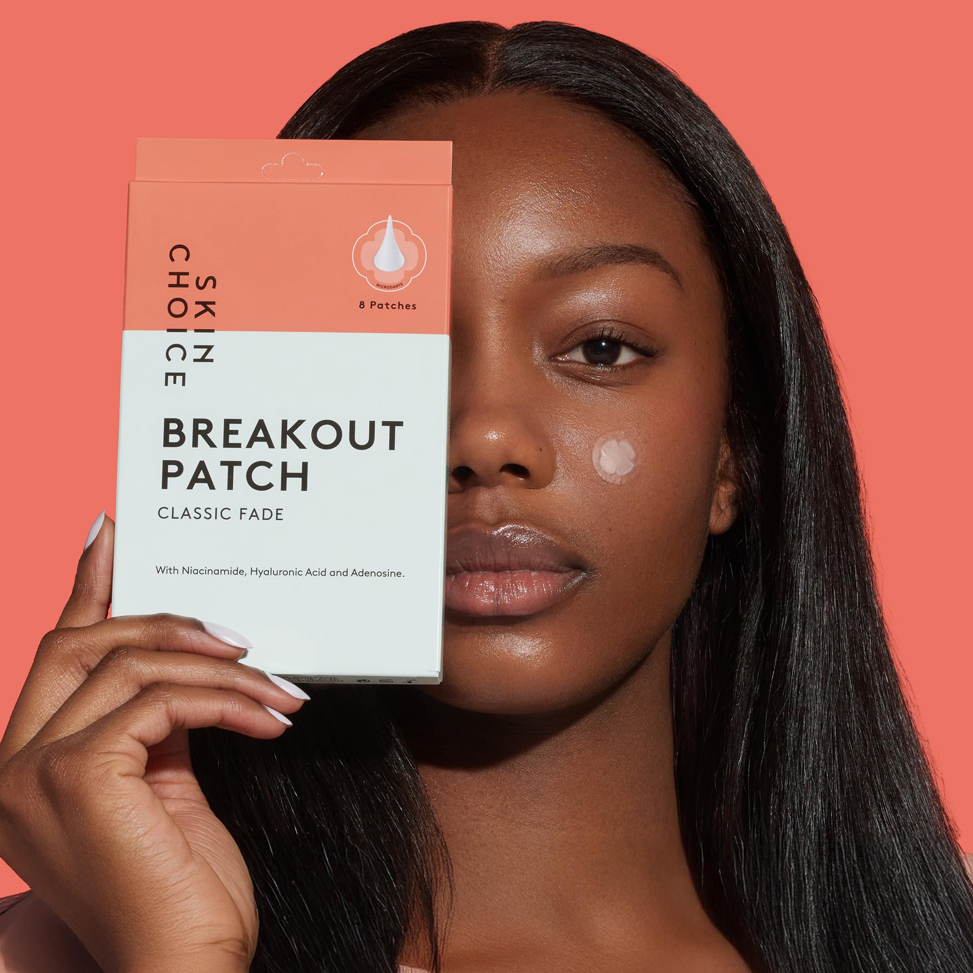 SKIN CHOICE Fade Dark Spots Microdart Pimple Patches with Niacinamide, Hyaluronic Acid, Ectoin - Image 2