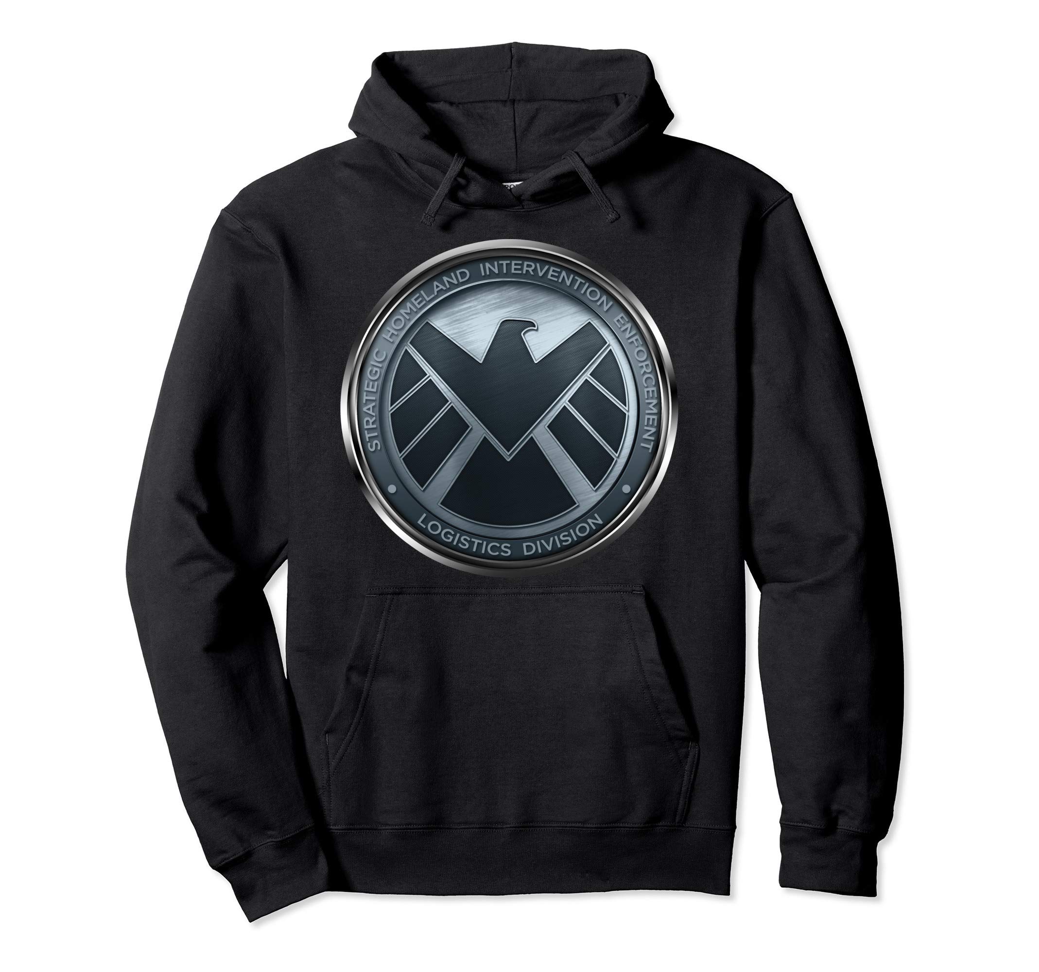 Marvel Agents of S.H.I.E.L.D. Eagle Chrome Badge Hoodie