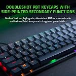 Razer Huntsman Mini clavier de jeu 60 % : interrupteurs rapides - interrupteurs optiques cliquables - éclairage RGB Chroma - keycaps PBT - mémoire intégrée - Razer Snap Tap - Noir