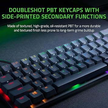 Razer Huntsman Mini 60% Gaming Keyboard, Linear Optical Switches, Black