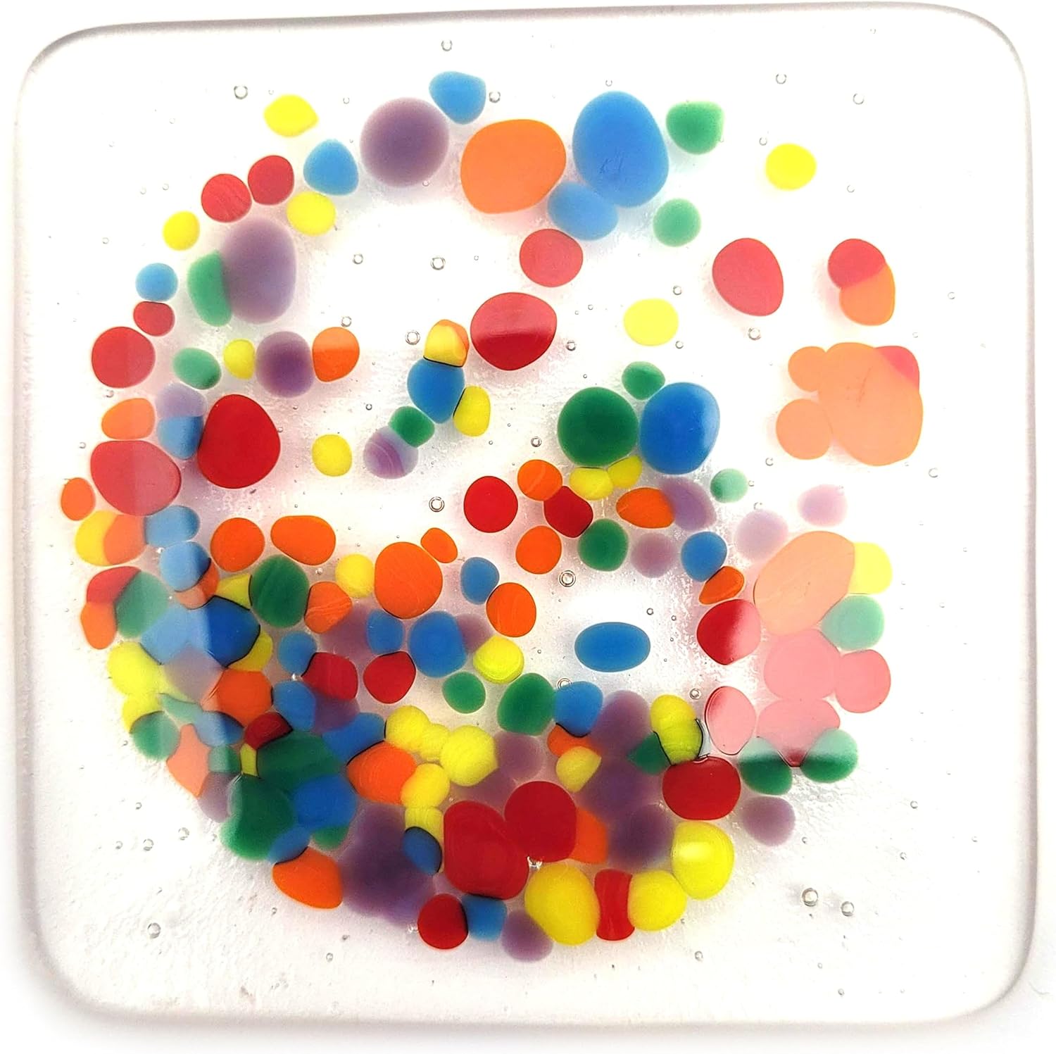Rainbow City Frit Blend Coarse Bullseye Glass COE 90 Fusible - 4 Ounces