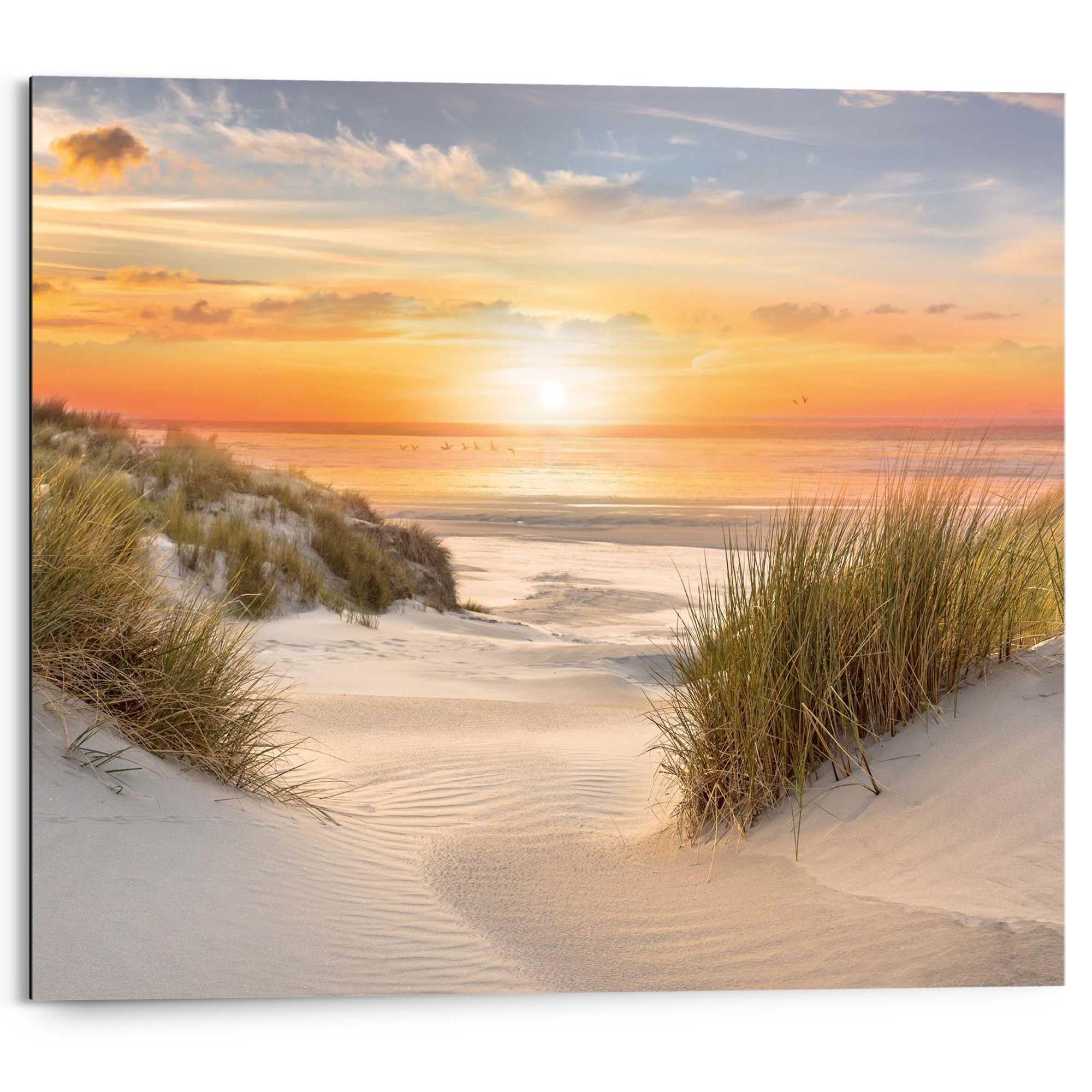 REINDERS Wandbild Ameland – MDF, Orange, 40 x 50 cm