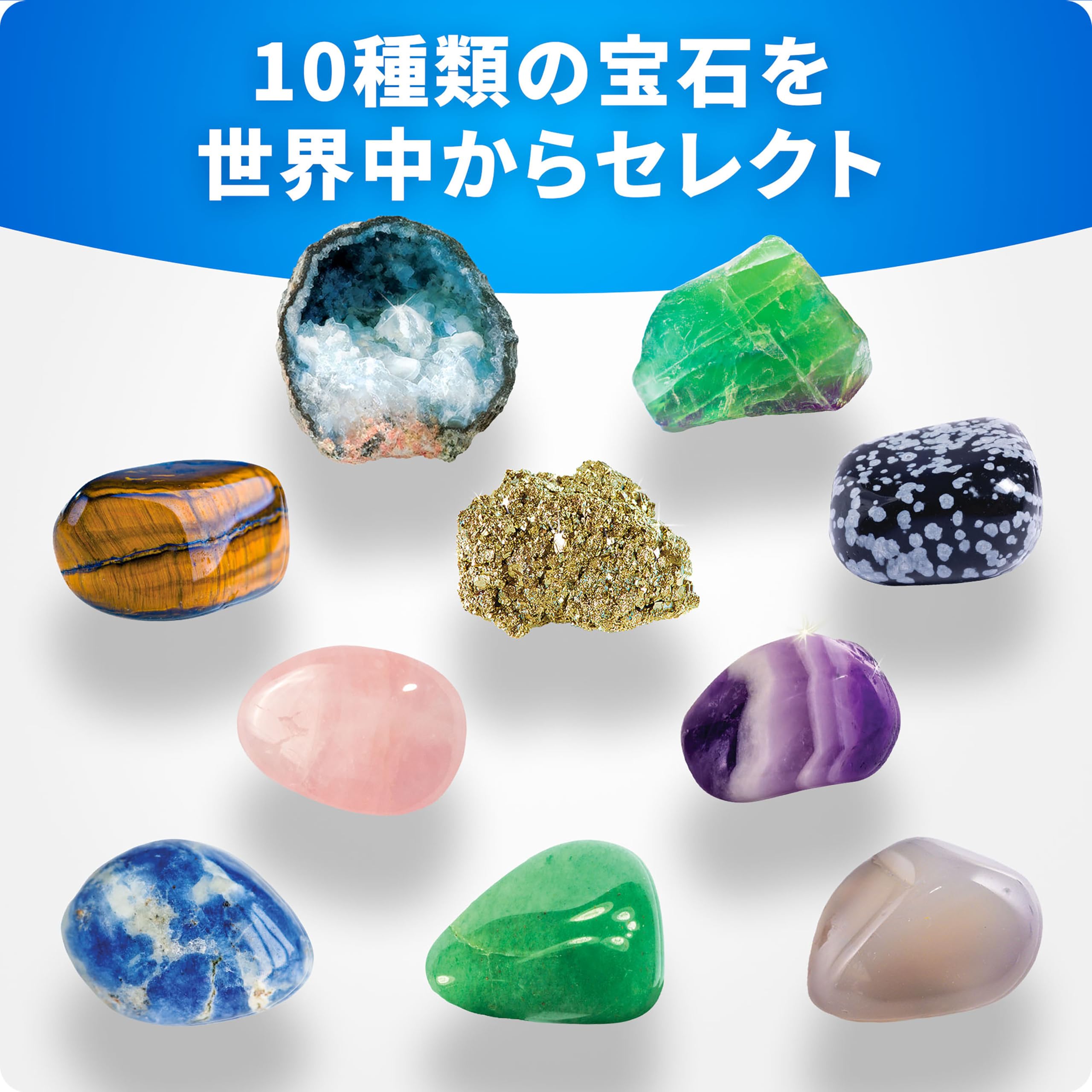 Amazon | ナショナルジオグラフィック ジェムストーン発掘キット 本物