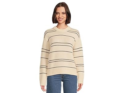 Vince Variegated Stripe Crew Neck Women