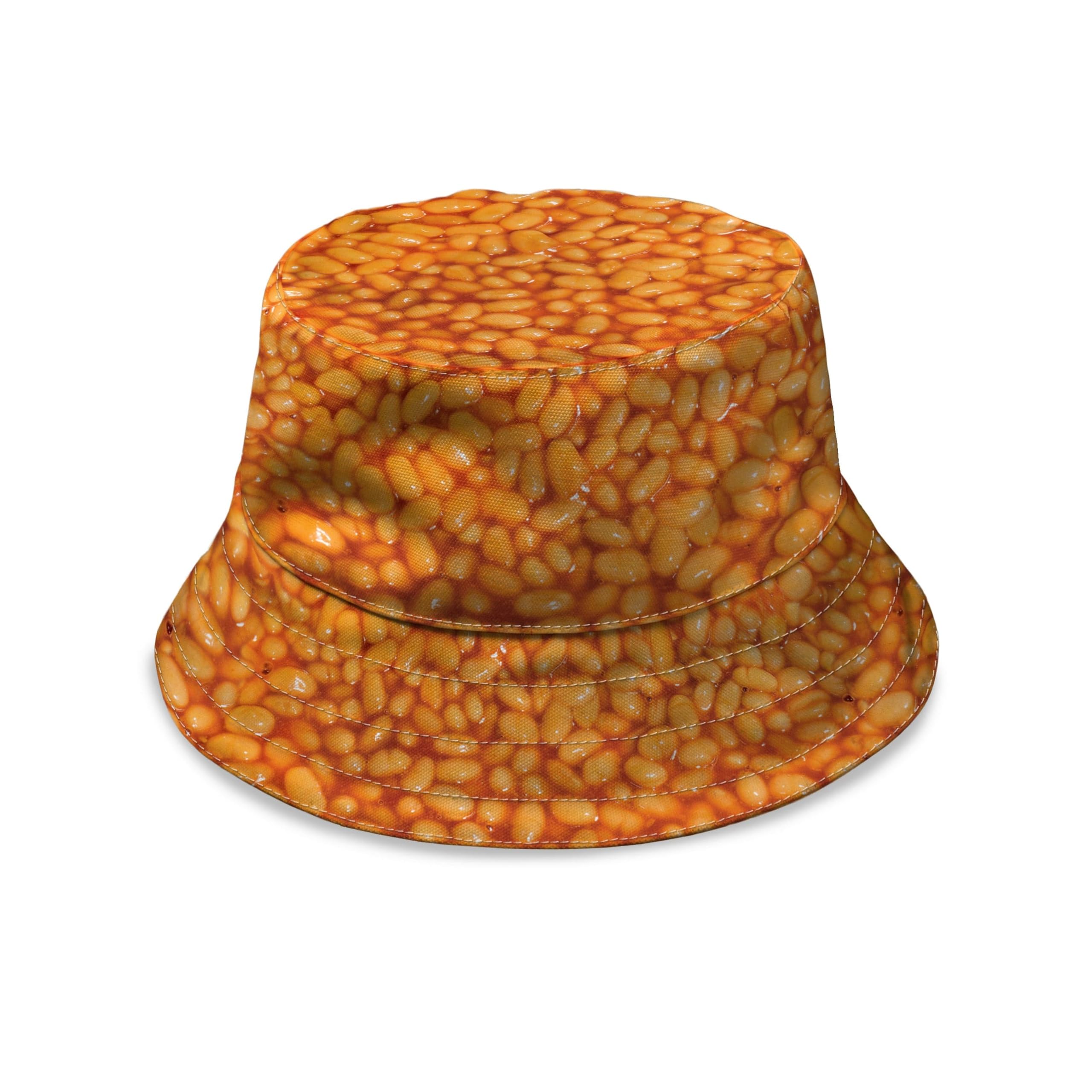 BRITISH MADE GIFTS Baked Beans - Bucket Hat | Fashion Sun Cap Packable Outdoor Fisherman Hat for Women and Men (as8, Alpha, x_l) Multicoloured