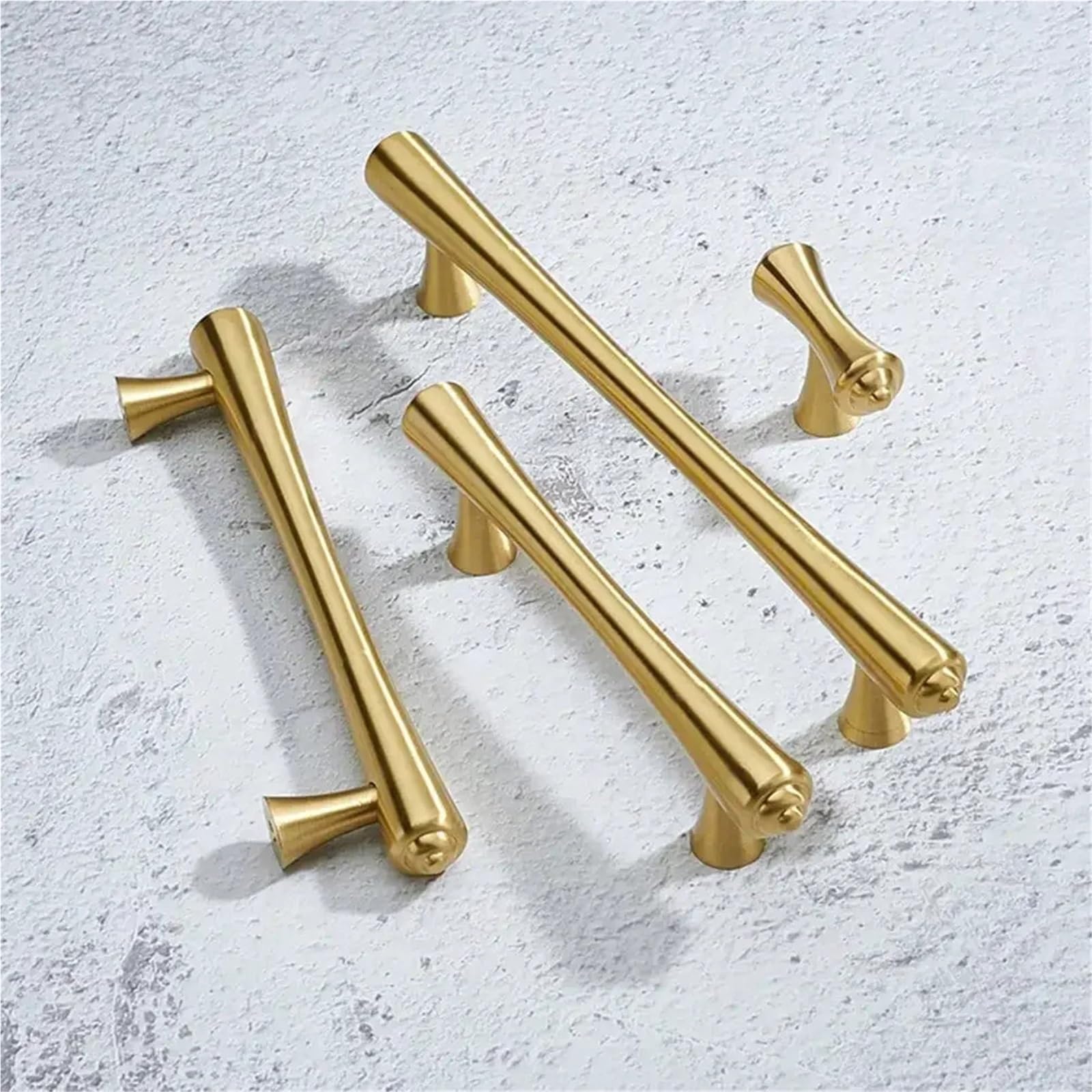 4 maniglie for mobili in ottone, dorate, for ante di cucina, moderne, for cassetti e armadietti da Per Mobili(160mm)