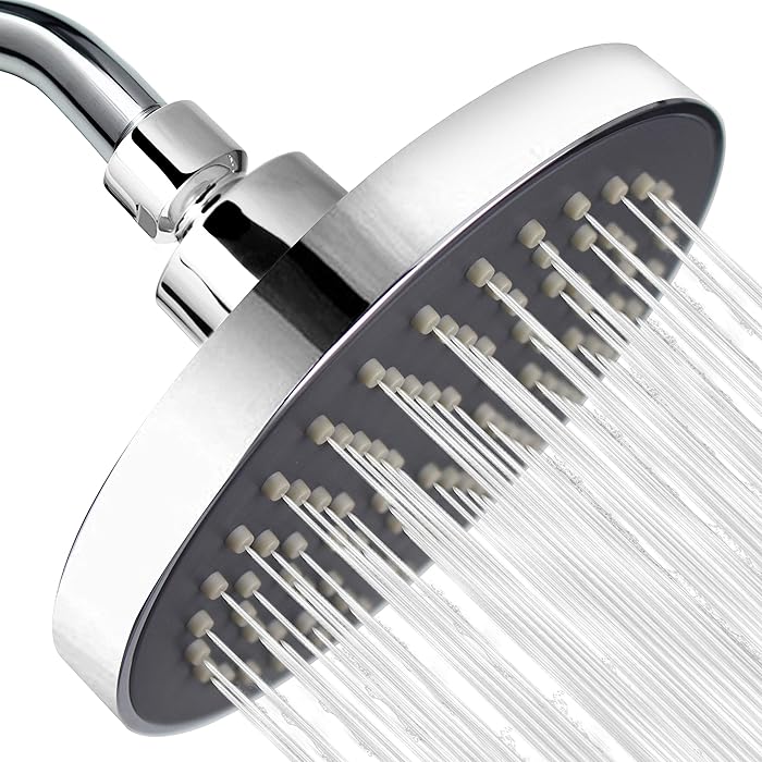 Buy YOO.MEE High Pressure Fixed Shower Heads, 6 inch Powerful Shower
