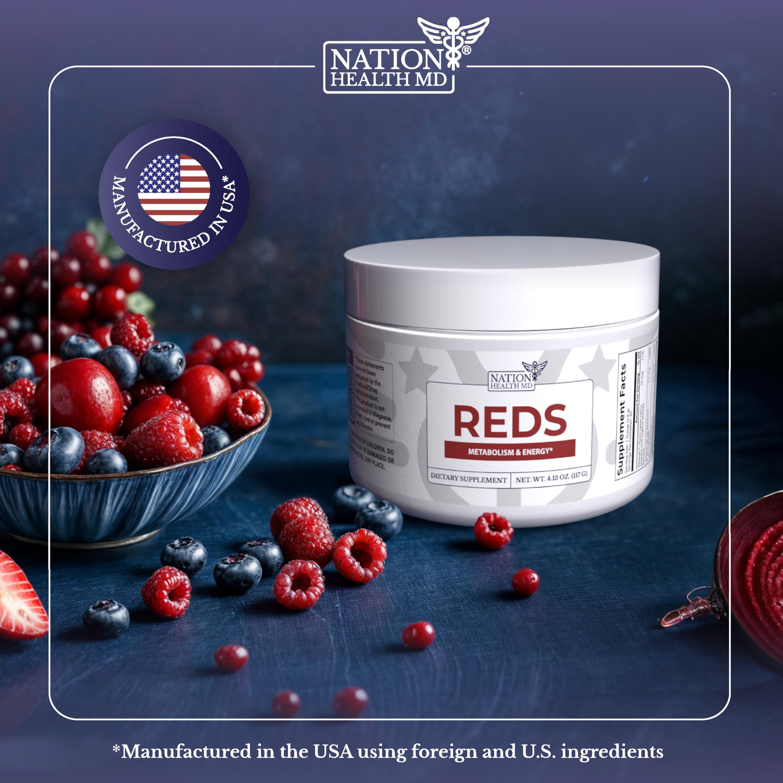 Super Reds Powder with Probiotics & Digestive Enzymes - Red Superfood Powder for Energy, Metabolism & Gut Health - Antioxidant Fruit & Adaptogen Blend, Red Berry, 30 Servings — Amazon image 5