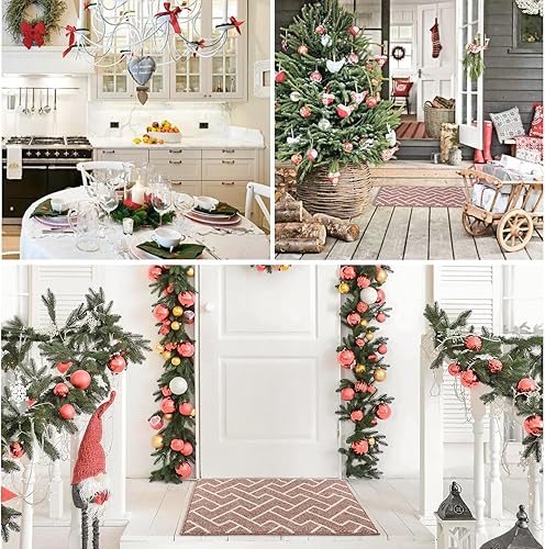 Miniatura 114 de hicorfe Juego de alfombras y tapetes de cocina, alfombra antideslizante de polipropileno súper absorbente, tapete suave y cómodo, lavable para Negro