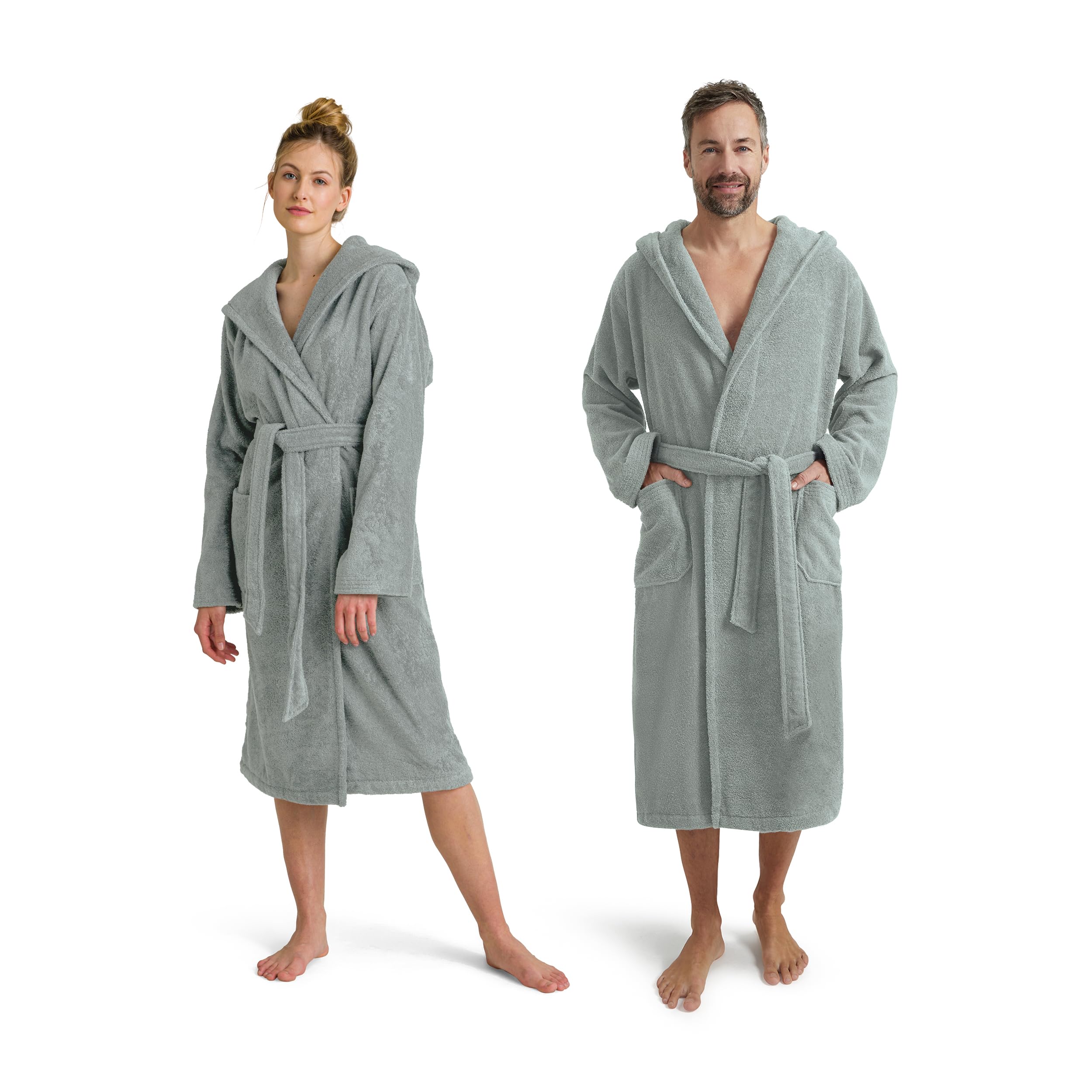 Möve Unisex-Bademantel Superwuschel Kapuze Product Description Premium Baumwolle