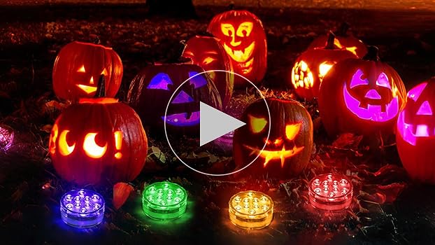 Amazon.com: Led Pumpkin Lights for Halloween Decorations