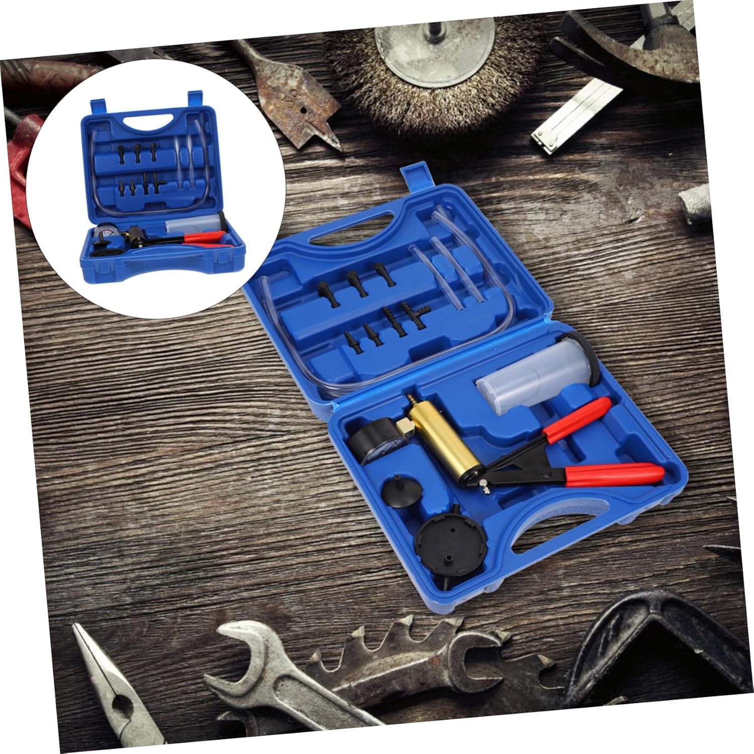 Car Manual Vacuum Pump Replacement Tool Automatic Bleeder for Efficient Automotive Maintenance and Construction Essential Detector for Brake