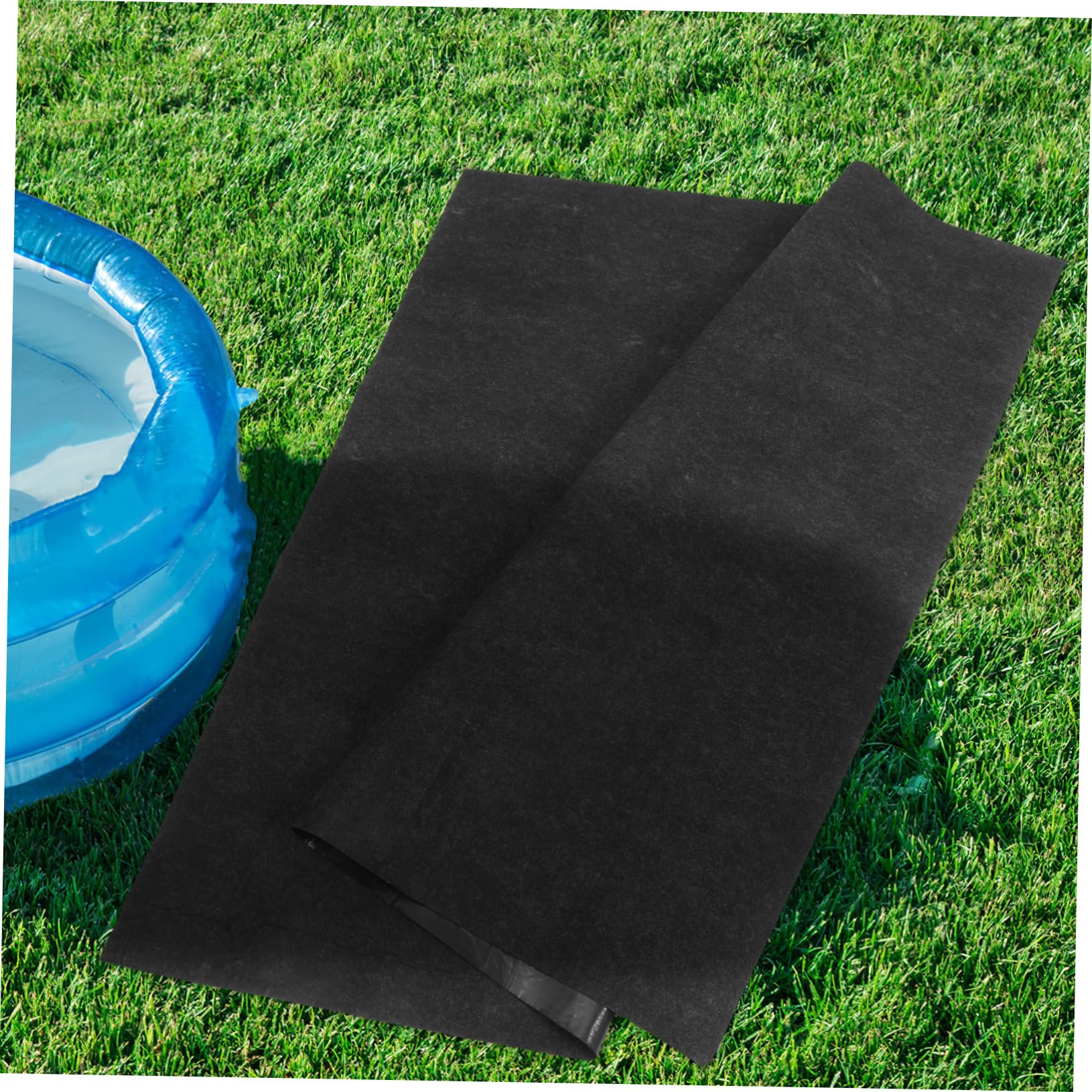 Hemobllo Tapis de Spa Gonflable Carré 1 Pièce en Feutre PE Antidérapant
