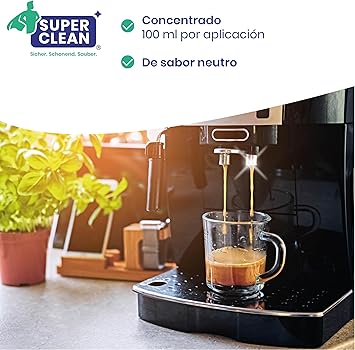 SUPER CLEAN Descalcificador universal de 2000 ml, líquido, para todas las máquinas y marcas, 20 x descalcificación, eficaz para cafeteras, hervidores de agua y duchas4
