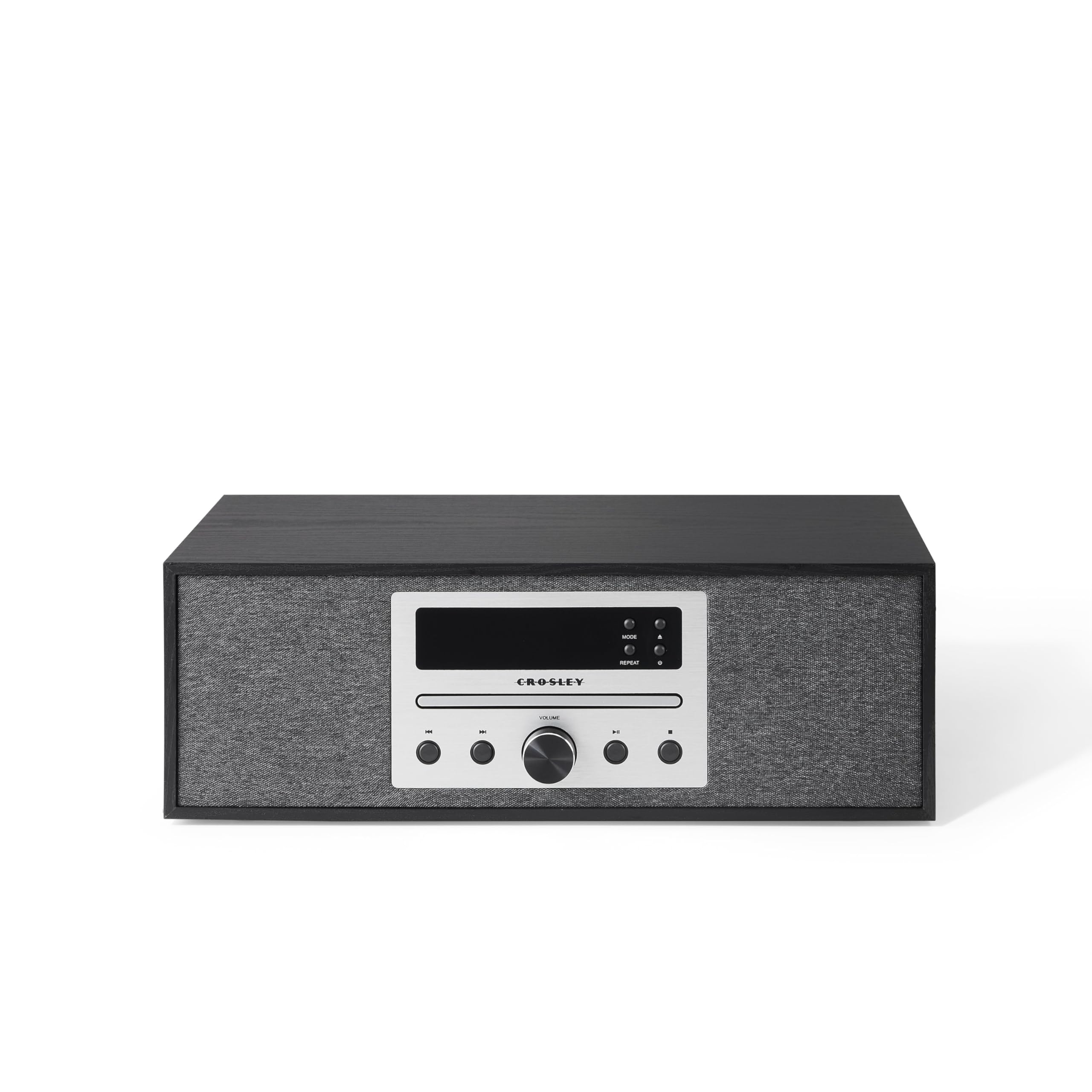 Crosley CR3504A-BK Finn Bluetooth FM Radio and CD Player, Black (Renewed)