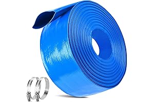 3IN X 60FT Heavy-Duty Double PVC Discharge Hose
