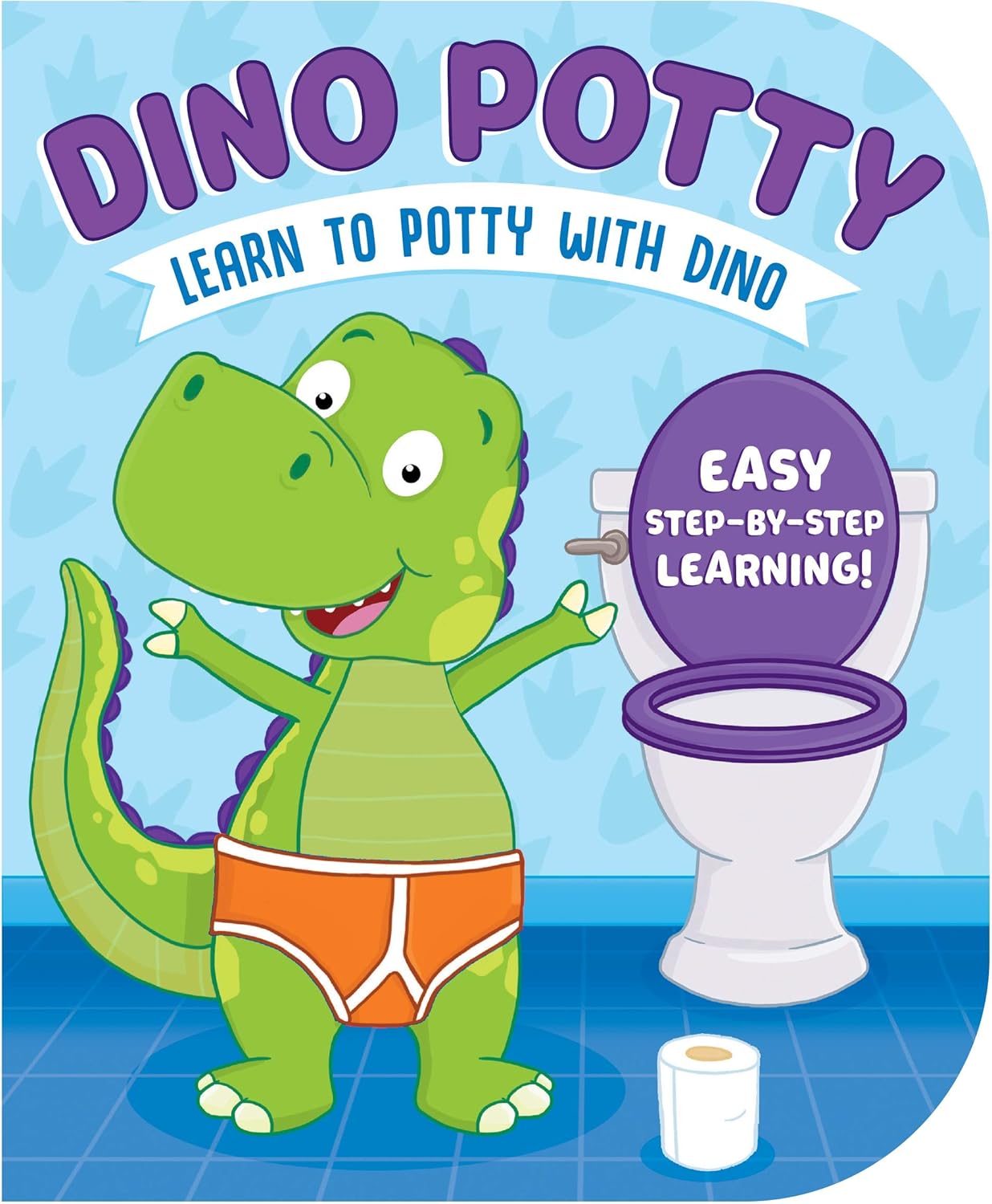 Little2Big 81SLOW 000 Toilet Seat with Built-In Potty Training Seat & Dino Potty-Engaging Illustrations and Fun