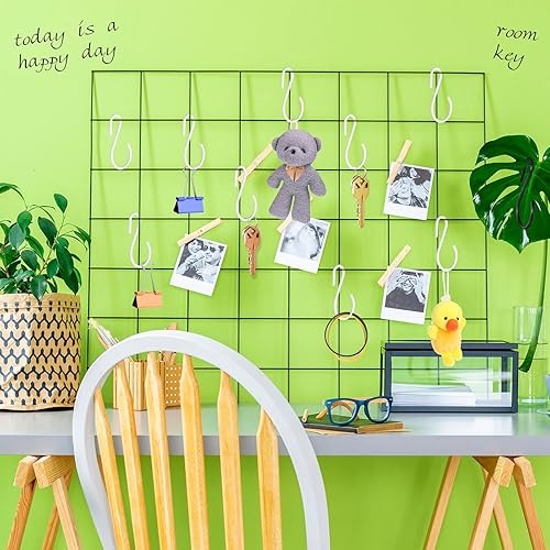 Miniatura 4 de 60 ganchos en S pequeños en forma de S, ganchos de metal resistentes para colgar plantas, macetas, sartenes, tazas, toallas, cocina, armario,