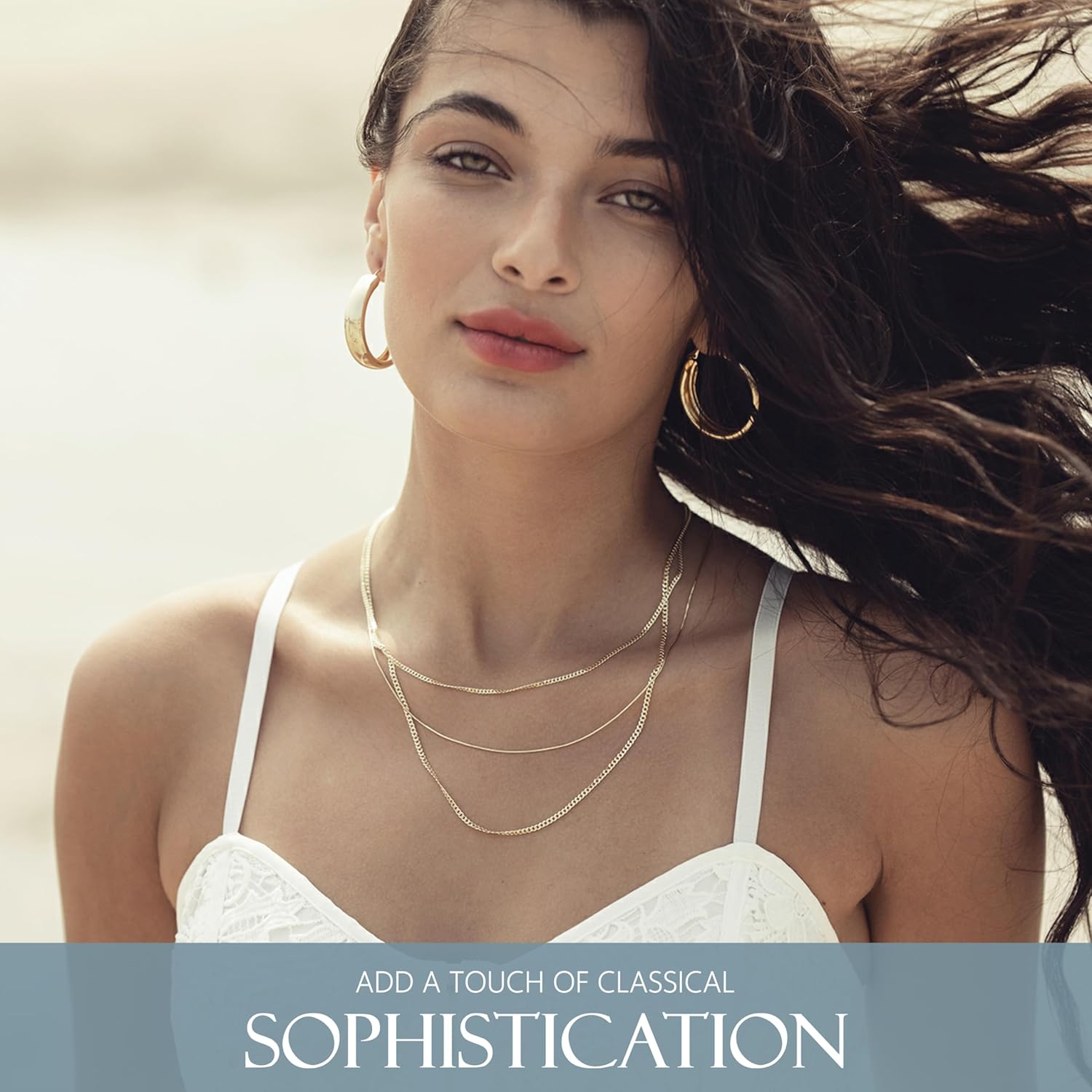 KISPER 18K Gold-Plated 925 Sterling Silver Cuban Link Curb Chain Necklace – Italian Design, 1.75mm, 2.5mm for Men & Women with Lobster Clasp, Made in Italy - Image 4