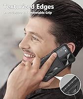 Vista 7 de SOiOS Funda protectora para Samsung Galaxy A03s: protección completa a prueba de caídas de grado militar con soporte Carcasa resistente a prueba