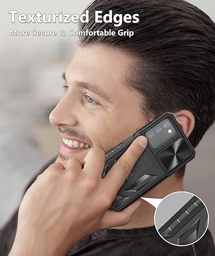 Miniatura 7 de Funda protectora para Samsung Galaxy A03s funda protectora de grado militar a prueba de caídas protección completa con soporte y carcasa de