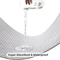 Vista 7 de Bathroom Rugs Non Slip Washable, Super Absorbent Thin Bath Mat Small Quick Dry Low Pile Bathroom Rug, Light Grey 16"x24