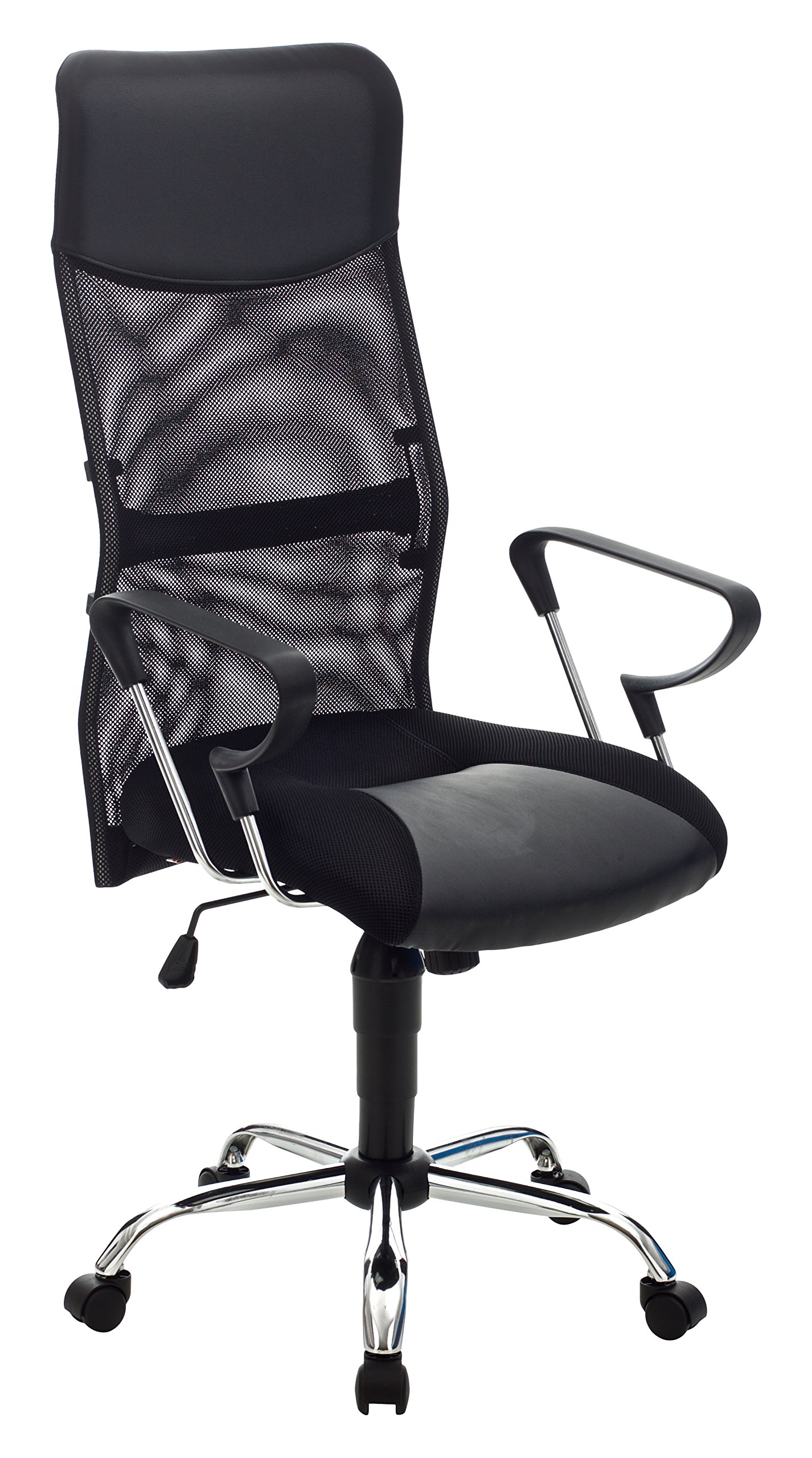 Myoffice Corners Greta Poltrona, Poliuretano, Nera, 62x62x129 cm