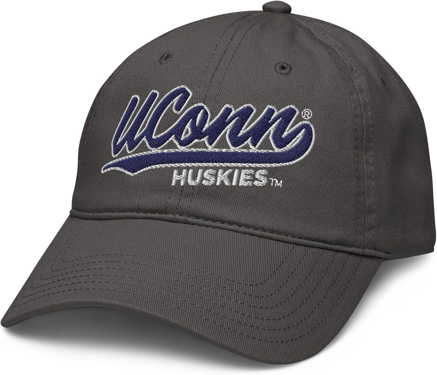 Connecticut Huskies Cursive Officially Licensed Adjustable Baseball Hat