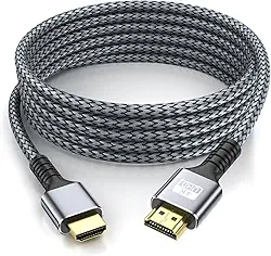 Cabo HDMI 4K HDMI de alta velocidade de 6 m para HDMI 4K a 60HZ 3D ARC conector banhado a ouro Ethernet áudio vídeo retorno HDMI para monitor de TV UHD, laptop, Xbox PS4/PS5 Roku TV, etc