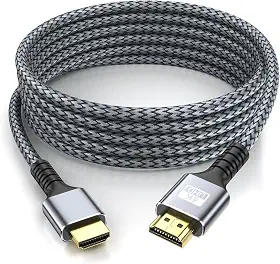 Cabo HDMI 4K HDMI de alta velocidade de 6 m para HDMI 4K a 60HZ 3D ARC conector banhado a ouro Ethernet áudio vídeo retorno HDMI para monitor de TV UHD, laptop, Xbox PS4/PS5 Roku TV, etc