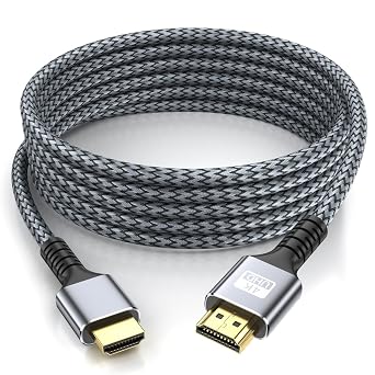 4k Hdmi Cable 10m Ultra High Speed HDMI 2.0 Cable 4K@60HZ 3D ARC Gold Plated Connector Ethernet Audio Video Return HDMI Cord for UHD TV Monitor Laptop Xbox PS4/PS5 ect.Silvery