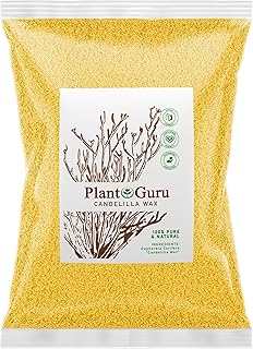 Candelilla Wax Pellets 5 lbs. Bulk Wholesale 100% Pure Natual Food Grade Vegan Wax For DYI Lip Balm, Soap and Candle Making, Creams and Lotions. Great For Skin, Face, and Hair. Beeswax Alternative