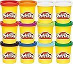 Play-Doh Jewel Colors Bulk 12-Pack of 4-Ounce Cans, Holiday Stocking Stuffers, Prizes & Party Favors, Kids Arts & Crafts, Preschool Toys, Ages 2+ (Amazon Exclusive)