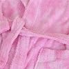 Kids Tie-Dye Hooded Cotton Bathrobe - Ultra Absorbent & Soft Skin-Friendly Spa Robe - Vibrant Colors for Bath, Pool & Beach. (TD ROSE)