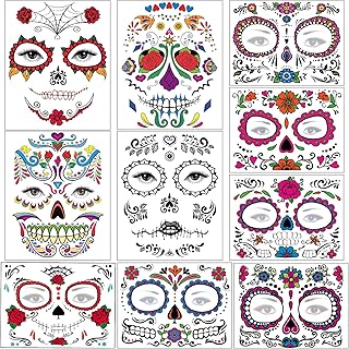 Kit de maquillaje de tatuajes faciales tempor...