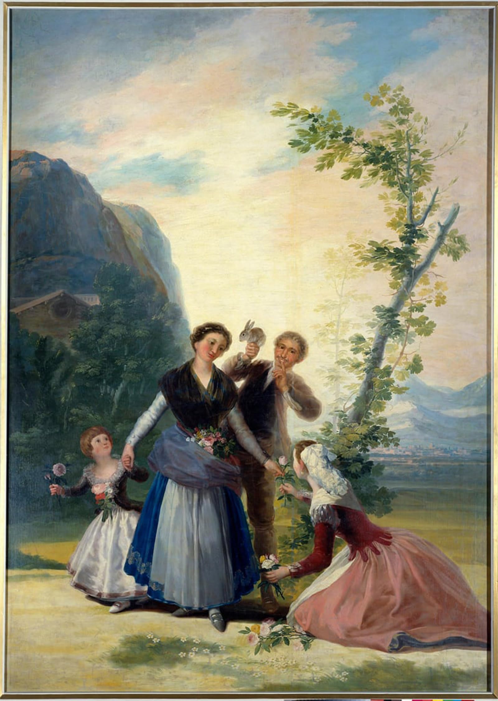 POSTERIIk Vintage Classic Picture Landscape Artwork Spring Painting by Francisco De Goya Portrait Canvas Painting for Office Home Decor 60x90cm