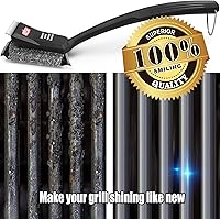 Vista 6 de GRILLART Grill Brush Bristle Free, SteamWizards [Ultra Safe & Efficient] Grill Cleaner Brush with 1 Replacement Head, for Cast Iron and Stainless