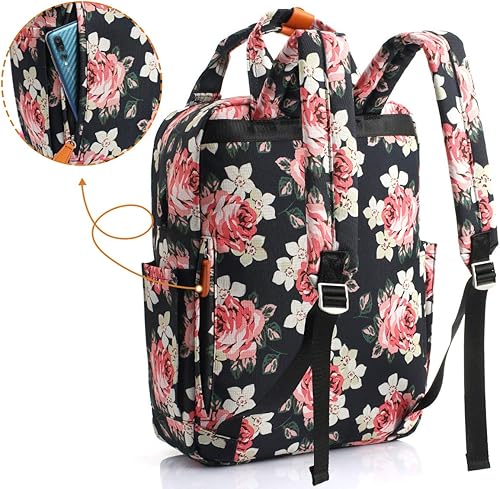 Miniatura 4 de YAMTION Mochila escolar para mujer, mochila escolar para niñas, mochila de viaje, mochila de negocios, universidad, mochila para computadora, para