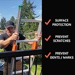 Ladder Couvertures de protection pour gouttières & Toit, non-mariage, prévenir les éclisses & Dents, Couverture d'angle & Multi-positions Ladder Gardes accessoires
