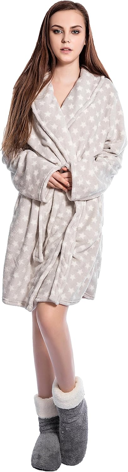 FRALOSHA Women's Slipper Sock Coral Velvet Indoor Spring-Autumn Super Soft Warm Cozy Fuzzy Lined Booties Slippers - Image 5