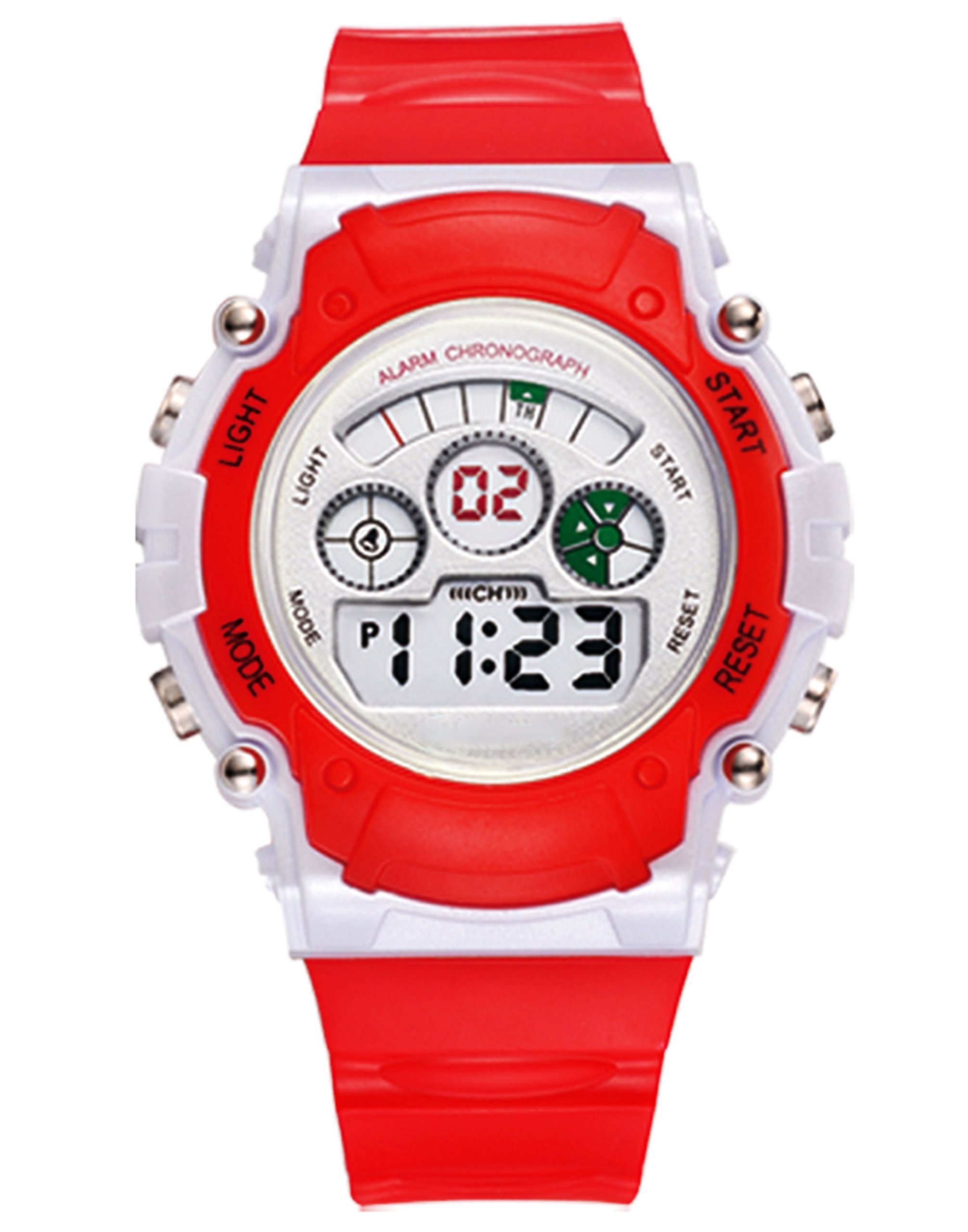 Time Up Digital Elegance Color Combination Dial Design Alarm & Chrono-Multifunctional Sports Watch for Kids-KMR-8552095-7 (B07C7GD3DM) Amazon Price History, Amazon Price Tracker