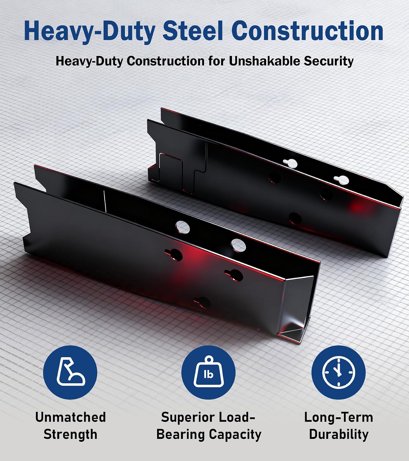 ELITEWILL Center Frame Rust Repair Compatible with 2007-2014 Chevy Silverado 1500 (2nd Gen) & GMC Sierra 1500 (3rd Gen) Regular Cab Standard Bed & Long Bed - No Cab/Bed Removal Required