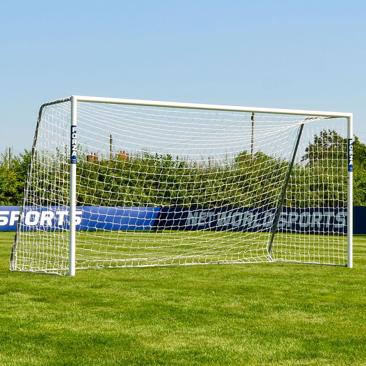 FORZA Alu60 bramki do piłki nożnej – bramka wolnostojąca klasy premium – 10 rozmiarów (30 cm x 15 m, pojedynczy bramka)