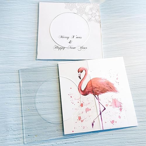 Miniatura 5 de 5 posavasos acrílicos transparentes con inserto para servilletas de cóctel, servilletero acrílico DIY (5)