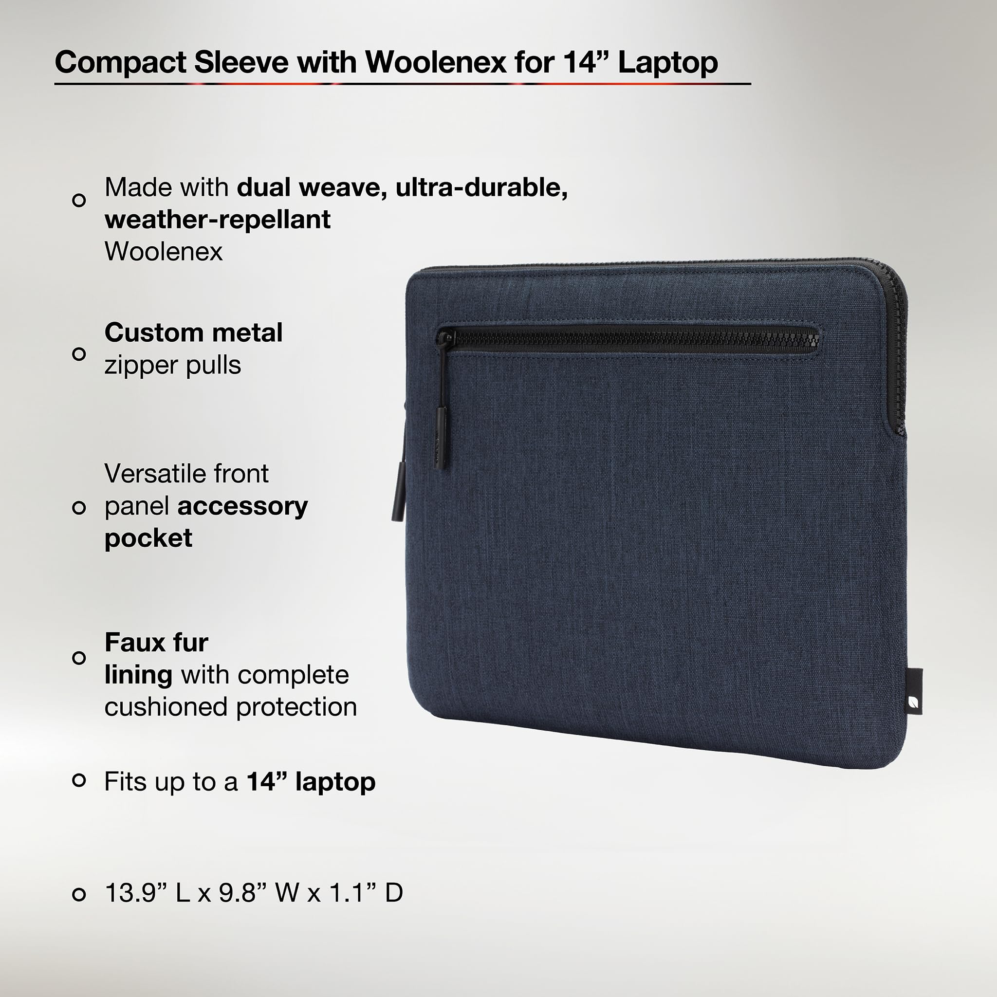 Amazon.com: Incase Compact Laptop Sleeve with Woolenex - 14