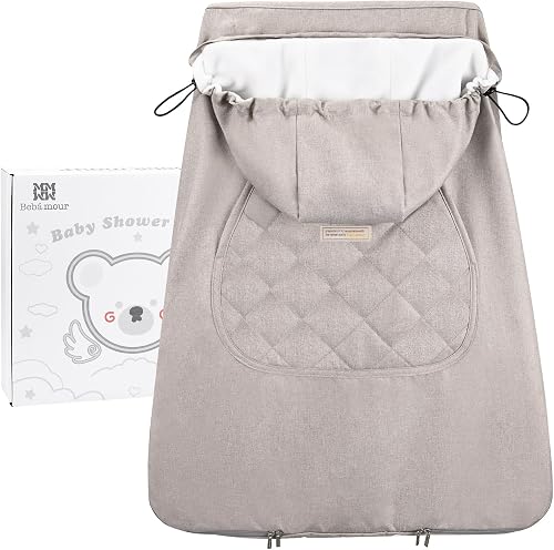 Housse d'hiver chaude universelle pour porte-bébé Bebear